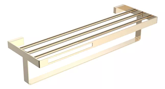 Полка для полотенец Boheme Q 10947-G золото