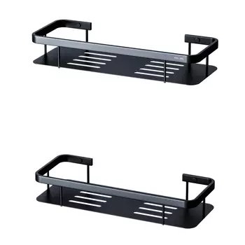 Полка для душа прямая двойная Am.Pm Sense L 35 см A7453222 черная