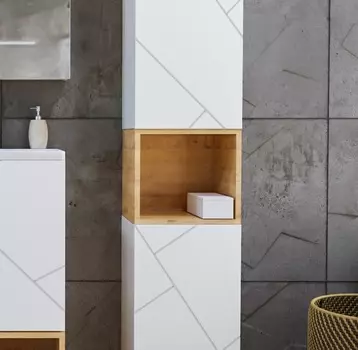 Полка для пенала Бриклаер Кристалл 35 см 4627125415852 коричневая