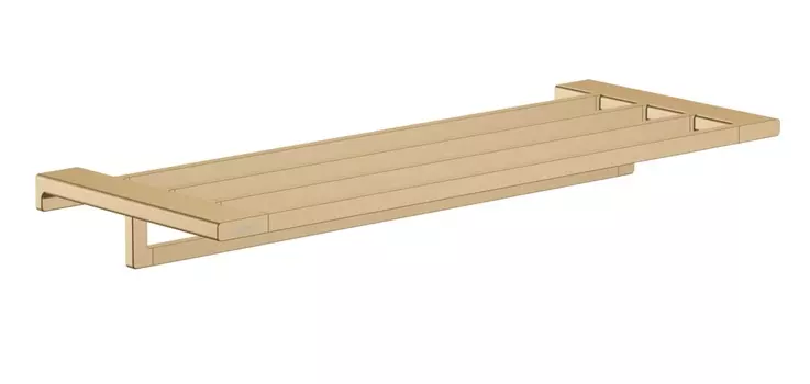 Полка для полотенец Hansgrohe AddStoris 41751140 бронза матовая