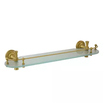 Полка Migliore Fortuna 27668 стекло матовое, бронза