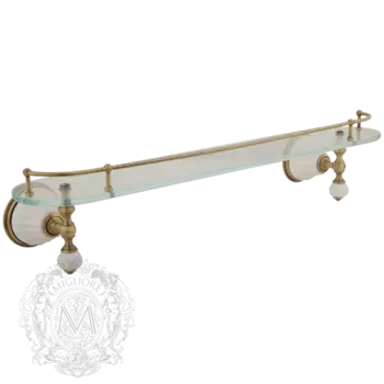 Полка Migliore Olivia 17495 хром, белый