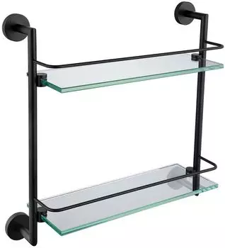 Полка с полотенцедержателем Allen Brau Priority 6.31015-31 черная