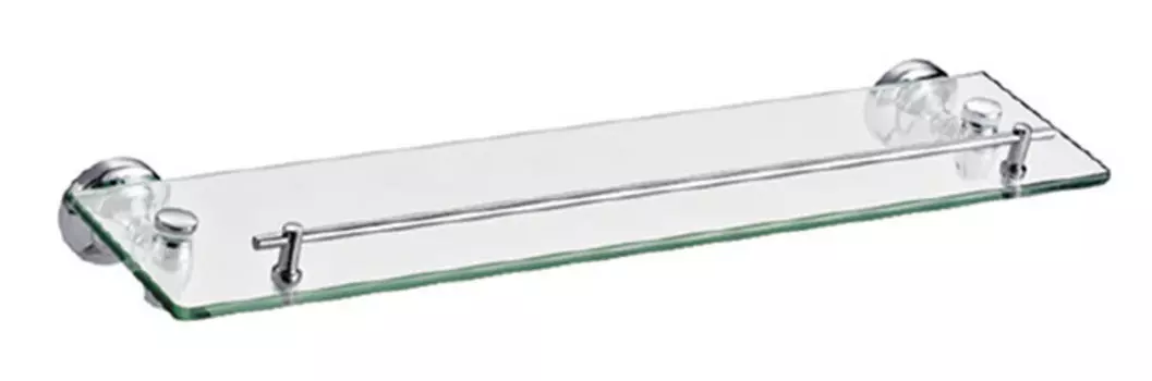 Полка стеклянная CeramaLux Bianco 61 см 52011 хром