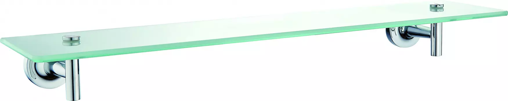 Полка стеклянная для ванной комнаты WONZON & WOGHAND SIMPLE WW-6527 хром