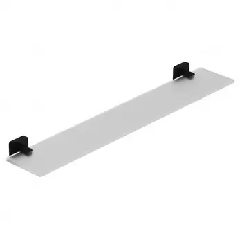 Полка стеклянная Kludi Vela S 2597339 черная матовая