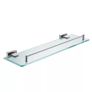 Полка стеклянная, подвесная Shevanik SG5619T оружейная сталь