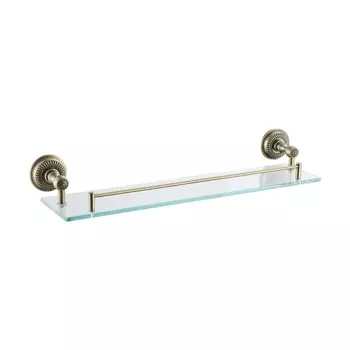 Полка стеклянная Rose RG1419Q бронза