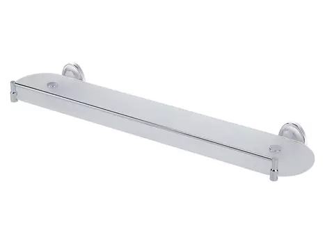 Полка стеклянная с ограничителем Veragio Bonjour 60 см VR.BNR-7811.CR хром