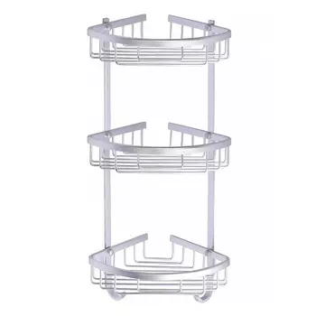 Полка угловая Azario 29 см AZ-814-3 хром матовый