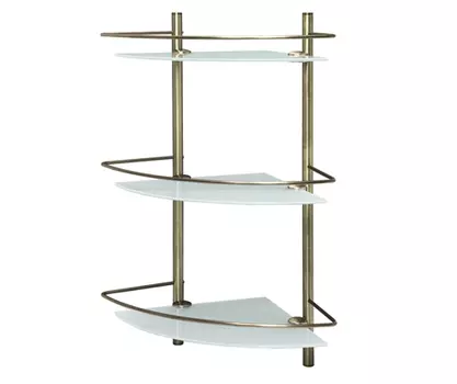 Полка Wasserkraft Exter K-3533 угловая, бронза