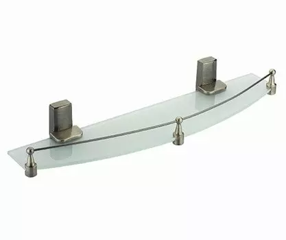 Полка Wasserkraft Exter K-5244 матовое стекло, светлая бронза
