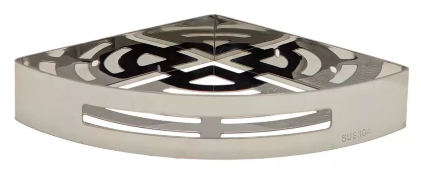 Полочка из нержавеющей стали Azario AZ160 хром 1 секция