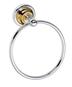 Полотенцедержатель Bemeta Retro gold and chrom 144204068