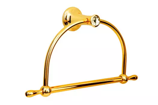 Полотенцедержатель Boheme Chiaro with Swarovski 10505 золото