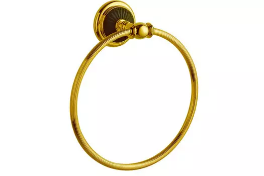 Полотенцедержатель Boheme Palazzo Nero 10155 золото, коричневый