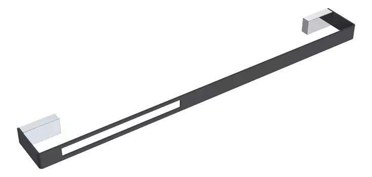 Полотенцедержатель Boheme Q 10942-CR-B черный, хром