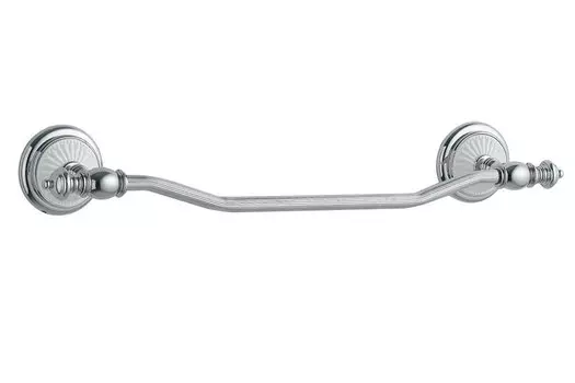 Полотенцедержатель Boheme Vogue Bianco 10132 белый, хром