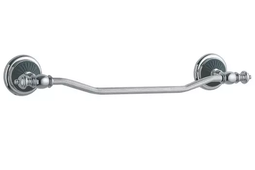 Полотенцедержатель Boheme Vogue Nero 10182 черный, хром