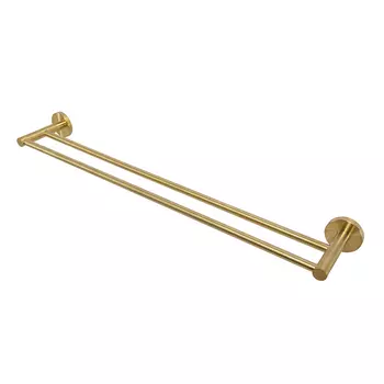 Полотенцедержатель двойной Cezares RELAX RELAX-THD-65-BORO брашированное золото