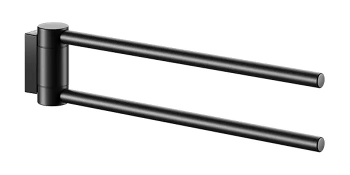 Полотенцедержатель двойной Keuco Plan 30 см 14919370000 черный матовый