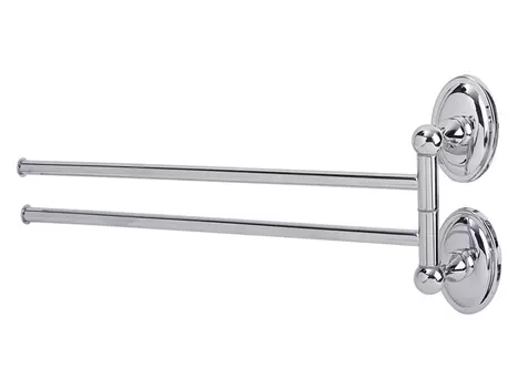 Полотенцедержатель двойной поворотный Veragio Bonjour 33 см VR.BNR-7824.CR хром