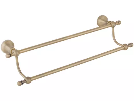 Полотенцедержатель двойной Veragio Gialetta 45 см VR.GIL-6422.BR бронза