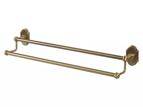Полотенцедержатель двойной Veragio Stanford 60 см VR.STD-7722.BR бронза
