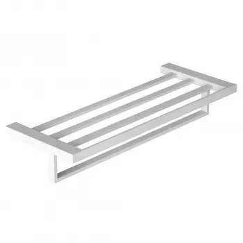 Полотенцедержатель Kludi Vela C 3198953 с полкой, белый матовый