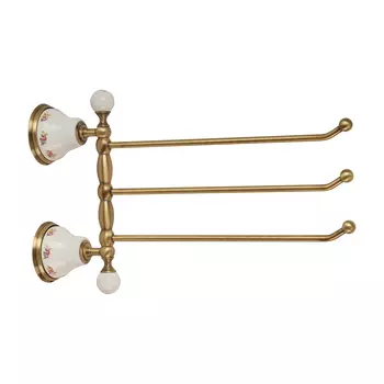 Полотенцедержатель Migliore Provance 17635 бронза, белый