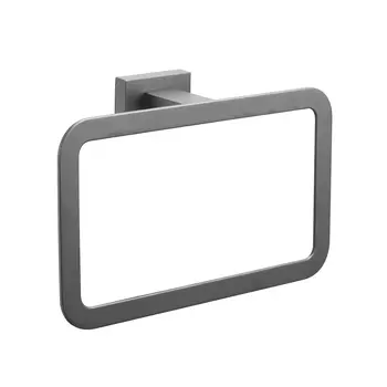 Полотенцедержатель в прямоугольной форме Shevanik SG5606T оружейная сталь