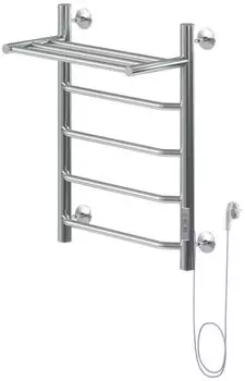 Полотенцесушитель электрический Aquanet Fiona 60х50 с полкой, хром
