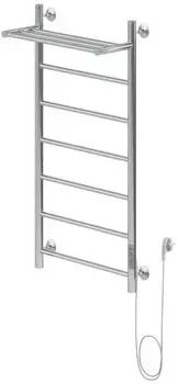 Полотенцесушитель электрический Aquanet Mauro 100х50 с полкой, хром