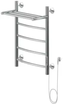 Полотенцесушитель электрический Aquanet Romeo 60х40 с полкой, хром