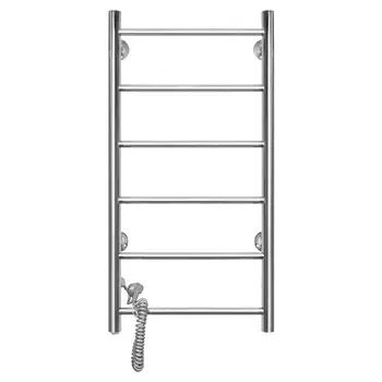 Полотенцесушитель электрический Domoterm Аврора 40x50 DMT 109-6 40x80 EK L хром