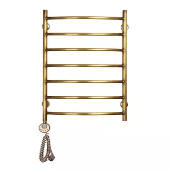Полотенцесушитель электрический Domoterm Калипсо 50x70 П7 500x700 АБР EL античная бронза