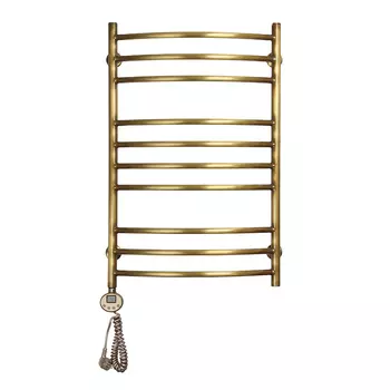 Полотенцесушитель электрический Domoterm Калипсо 50x80 П10 500x800 АБР EL античная бронза