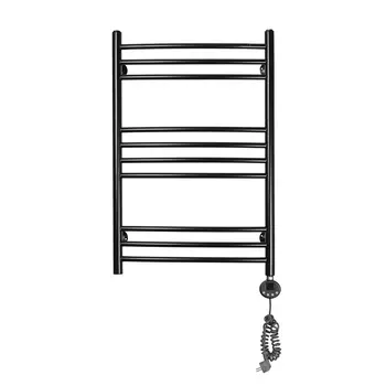 Полотенцесушитель электрический Domoterm Калипсо П10 500x800 ЧРН ER черный матовый