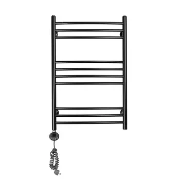 Полотенцесушитель электрический Domoterm Калипсо П10 500x800 ЧРН EL черный матовый