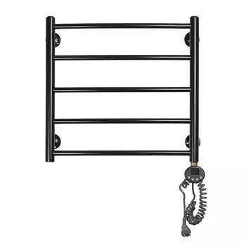 Полотенцесушитель электрический Domoterm Калипсо П5 500x500 ЧРН ER черный матовый