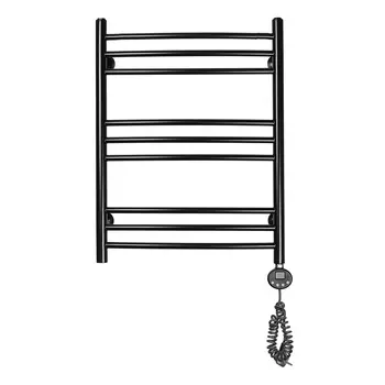 Полотенцесушитель электрический Domoterm Калипсо П9 500x700 ЧРН ER черный матовый