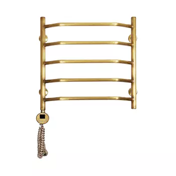 Полотенцесушитель электрический Domoterm Лаура 50x50 П5 500x500 АБР EL античная бронза