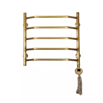 Полотенцесушитель электрический Domoterm Лаура 50x50 П5 500x500 АБР ER античная бронза