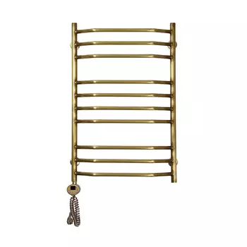Полотенцесушитель электрический Domoterm Лаура 50x80 П10 500x800 АБР EL античная бронза