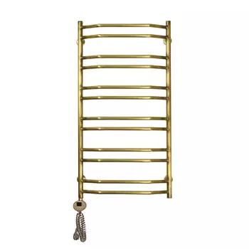 Полотенцесушитель электрический Domoterm Лаура 50x99 П12 500x985 АБР EL античная бронза