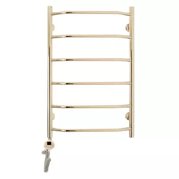 Полотенцесушитель электрический Domoterm Лаура П6 500x800 EL золото золото