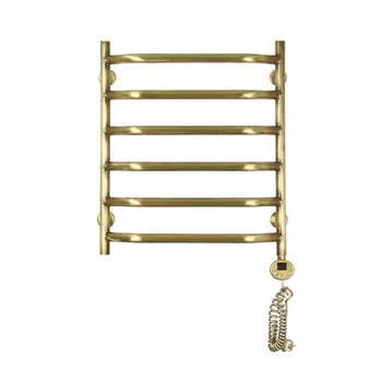 Полотенцесушитель электрический Domoterm Лаура Плюс П6 500х600 АБР ER античная бронза