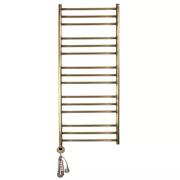 Полотенцесушитель электрический Domoterm Медея П15 500х1200 АБР EL античная бронза