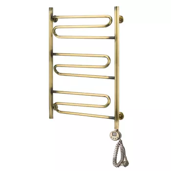 Полотенцесушитель электрический Domoterm Офелия 50x70 П9 500x700 АБР ER античная бронза