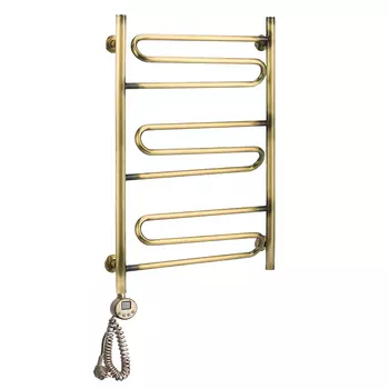 Полотенцесушитель электрический Domoterm Офелия 50x70 П9 500x700 АБР EL античная бронза